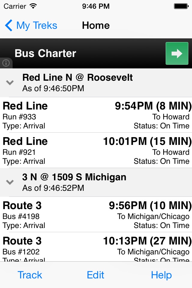 TreKing (CTA, Metra, Pace) screenshot 3