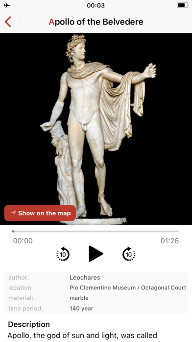 Vatican Museums audioguide screenshot 3