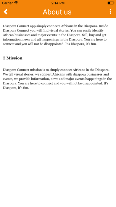 Screenshot #2 pour Diaspora Connect