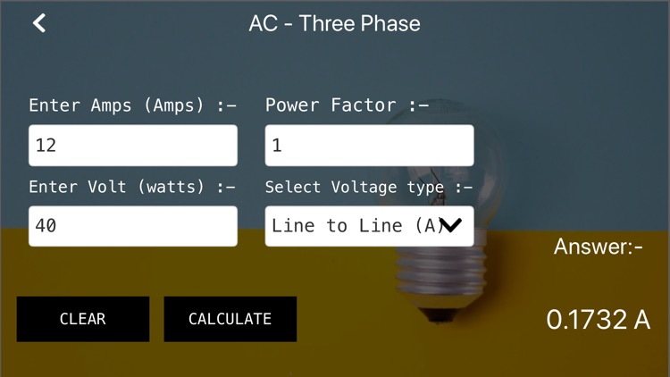 Electricity-Cal For (W) & (A) screenshot-4