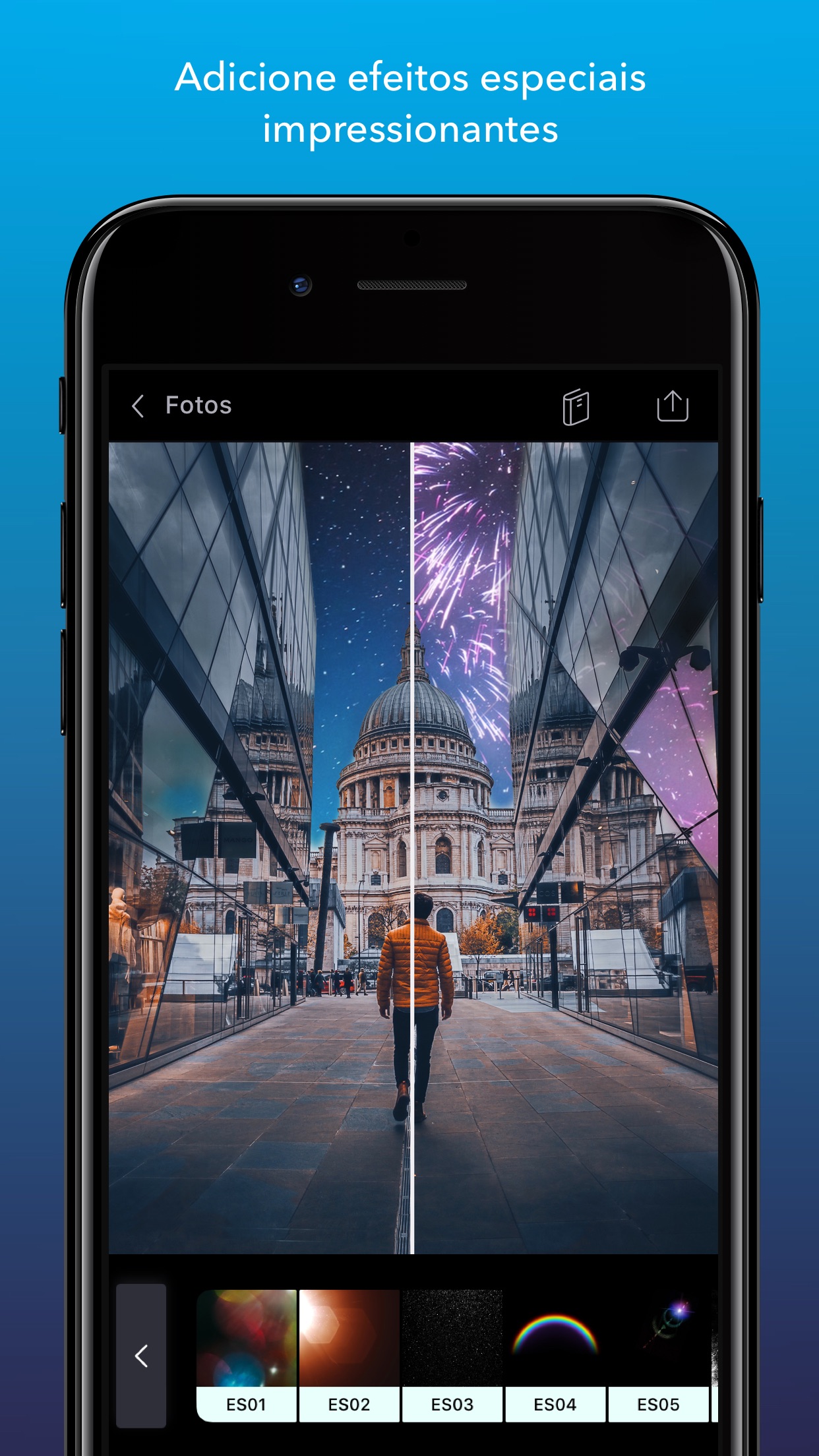 Screenshot do app Enlight Quickshot