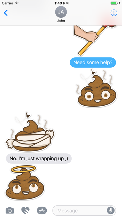 How to cancel & delete PooPoo Head Sticker Pack from iphone & ipad 3