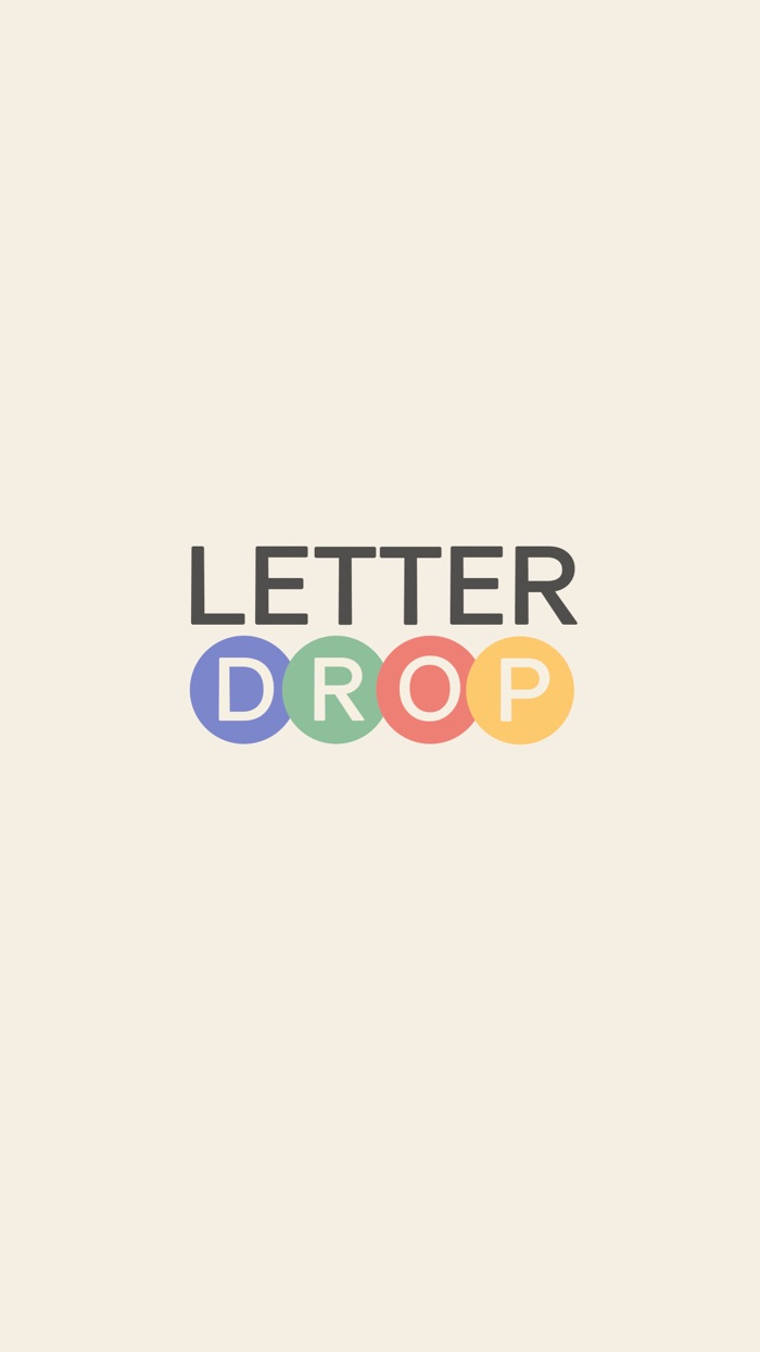 Letter Drop Word Puzzle Game