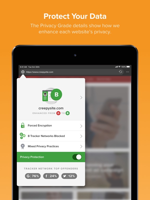 DuckDuckGo Privacy Browser screenshot