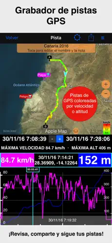 Captura de Pantalla 2 Brújula 55. Mapa y GPS kit. iphone