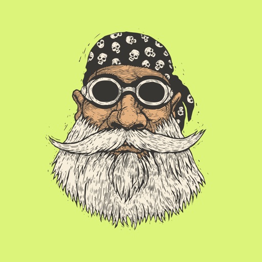 Movember Mustache Stickers Emo icon