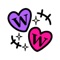 Hinece Farite- is a beautiful girl iMessage custom sticker, bright colors, Chat can use it to increase the feelings between girlfriends