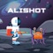 A retro style iOS game where you are an astronaut out of space and you get to shoot aliens