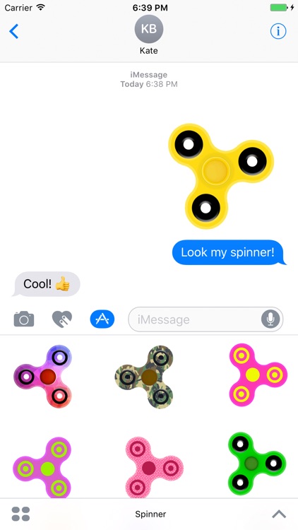 Spinner Animated Stickers Pack