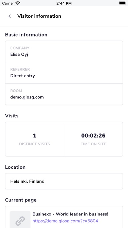 giosg BAR screenshot-3