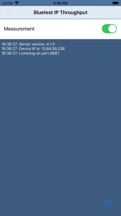 Bluetest IP Throughput