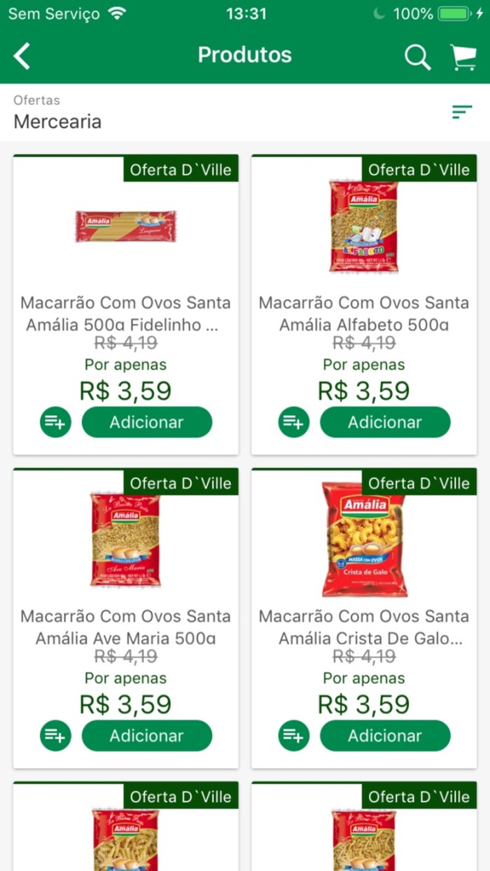 DVille - Supermercado Online