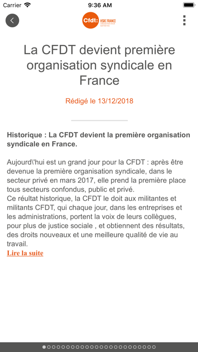 CFDT HSBC France screenshot 4