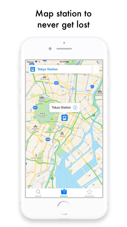 Japan Direct - route and train