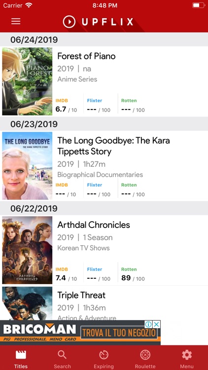 Upflix screenshot-0