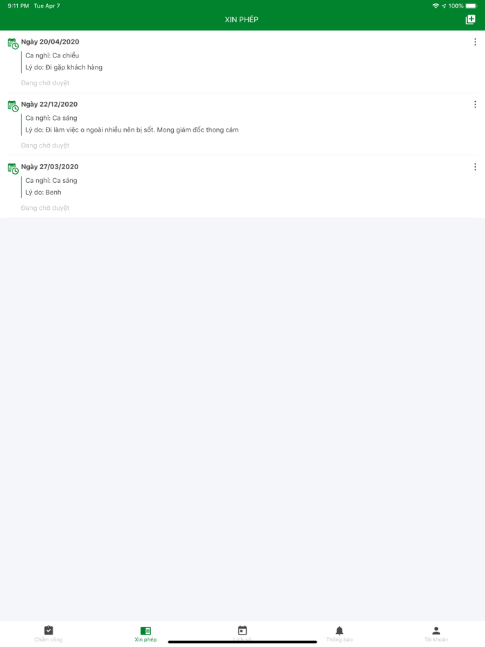 bWork - Ứng dụng chấm công