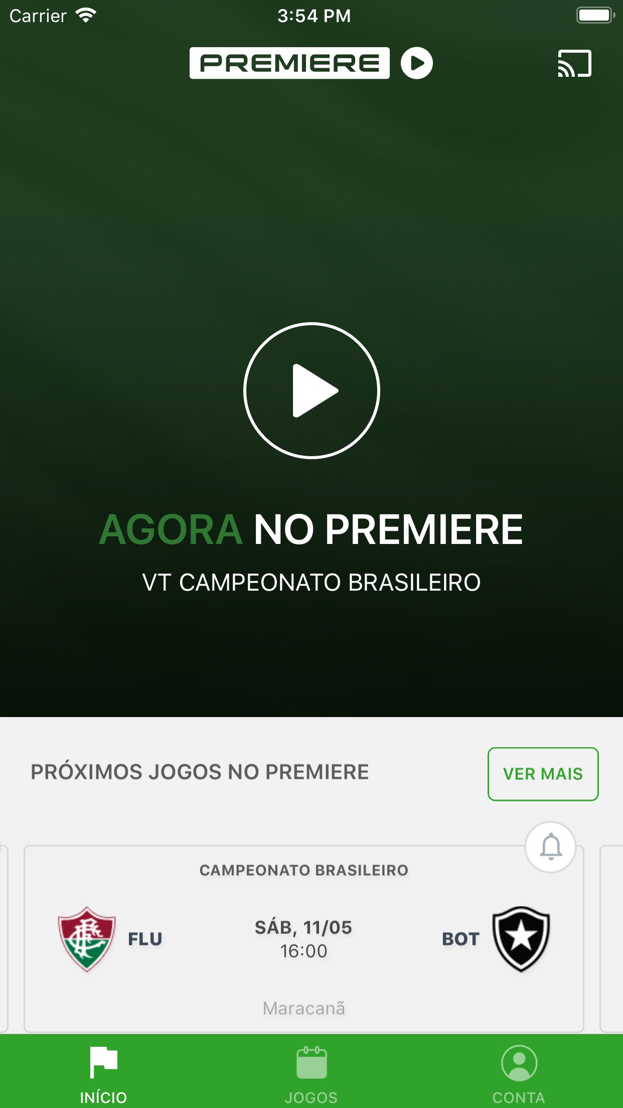 Screenshot do app Premiere