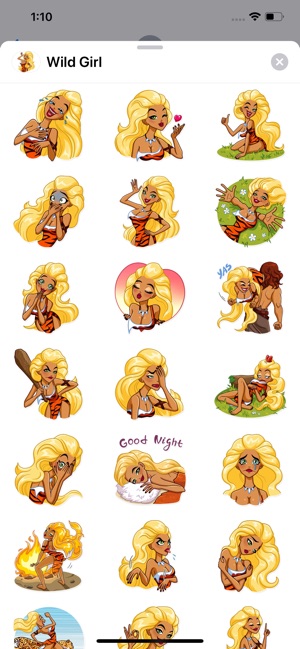 Wild Girl Sticker Pack