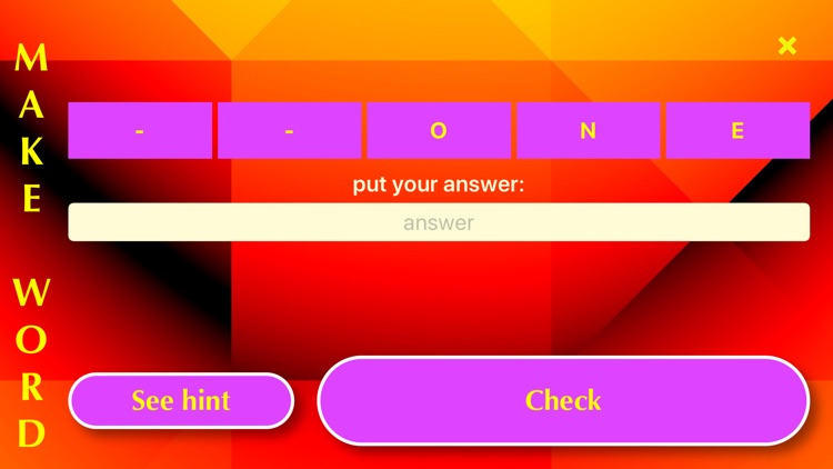 Make word from letters screenshot-3