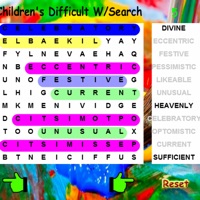 Kids Difficult Word Search