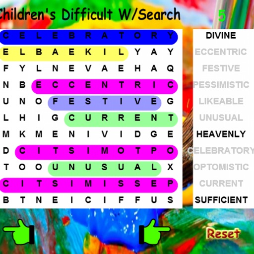 Kids Difficult Word Search icon