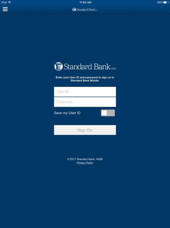 Standard Bank, PaSB for iPad