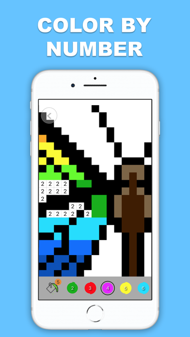 How to cancel & delete Butterfly Pixel Art from iphone & ipad 2