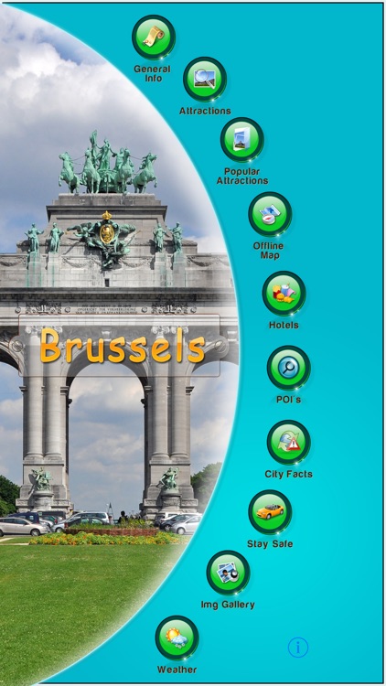 Brussels Offline Map Guide