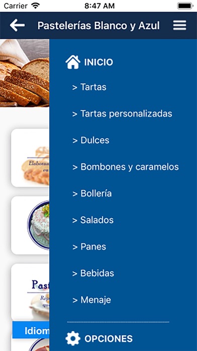 How to cancel & delete Pastelerías Blanco y Azul from iphone & ipad 2