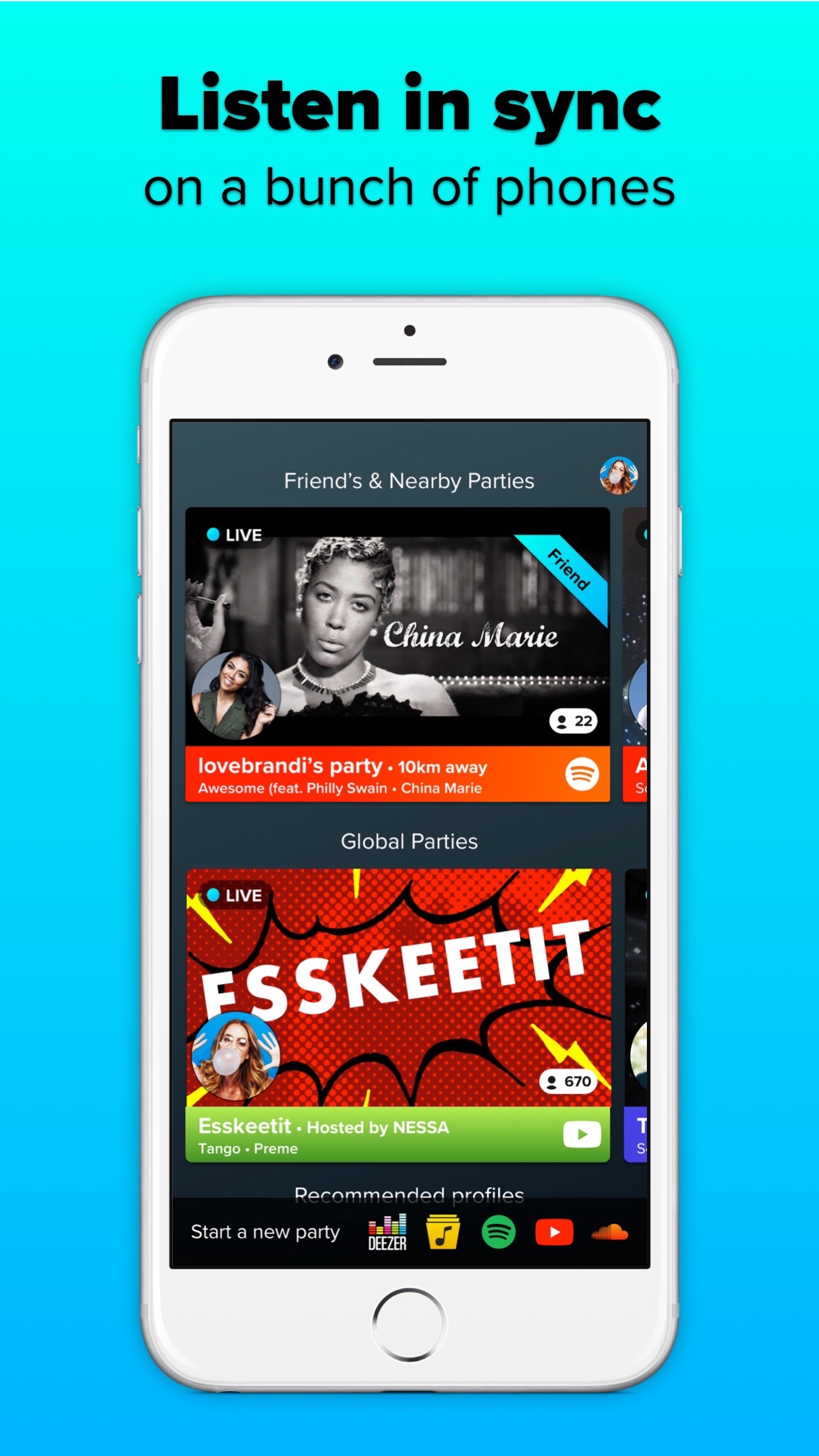 Screenshot do app AmpMe - Speaker Booster