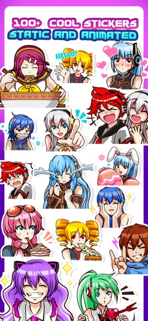 Tokyo Anime Emojis Sticker