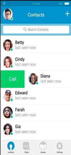 Captura de Pantalla 2 AstraChat - Direct XMPP & VOIP iphone