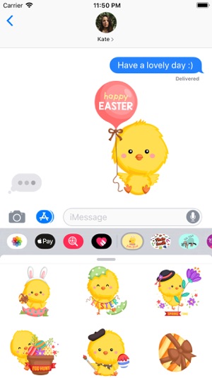 Cute Easter Chick & Egg(圖1)-速報App