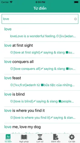 Game screenshot Từ điển Anh Việt (TygonDict) mod apk