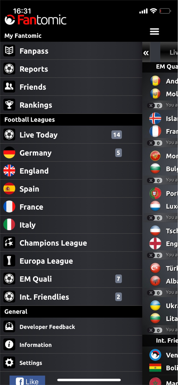Fantomic - Fussball Liveticker