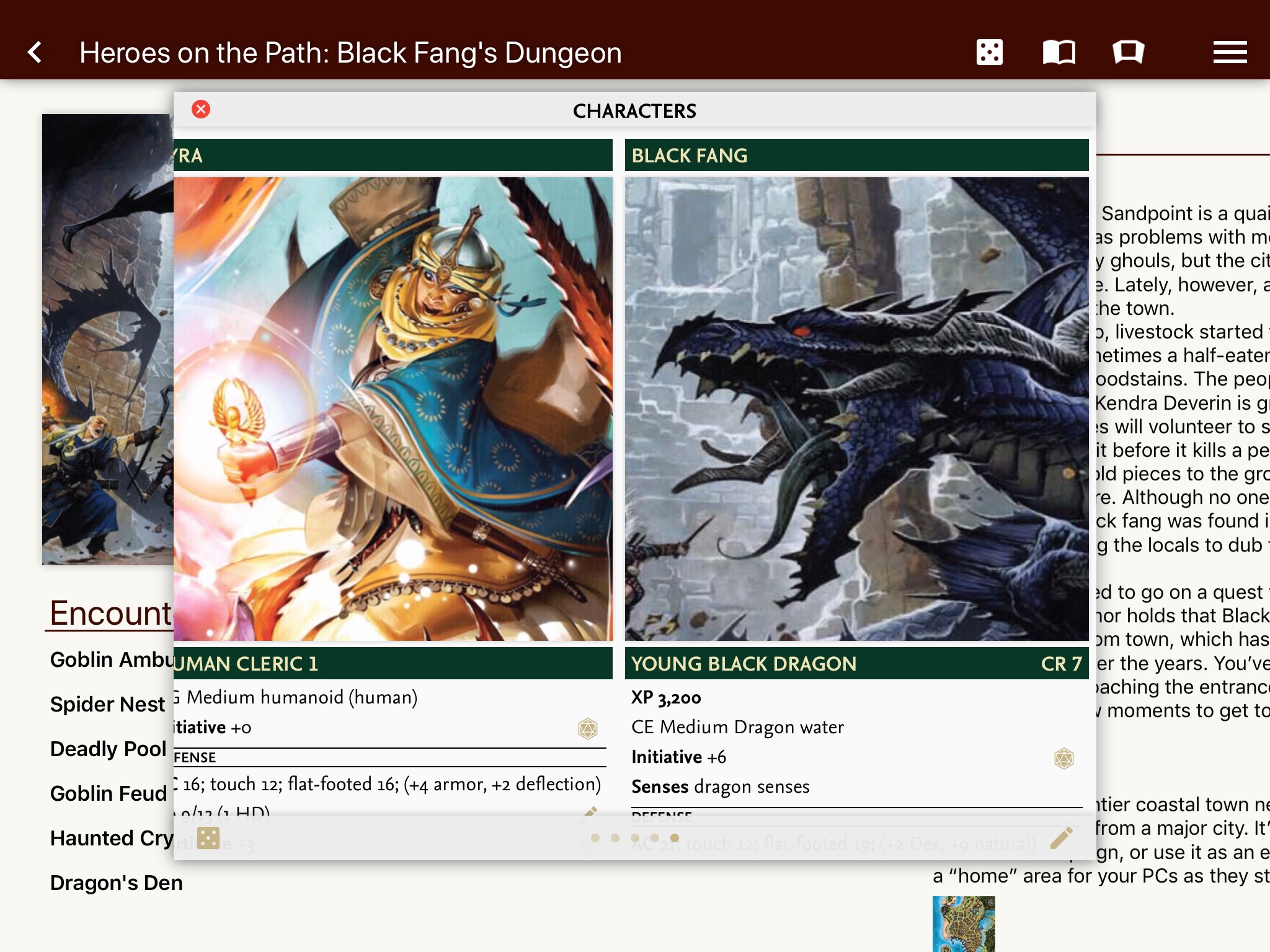 Game Master Pathfinder RPG screenshot 4