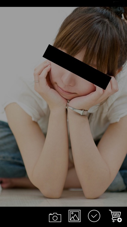 Eye censoring photo editing