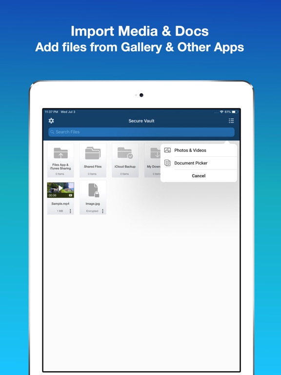 VAULT : Lock Photos & Videos screenshot