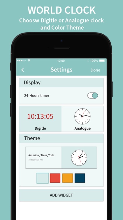 World Clock – Time Widget