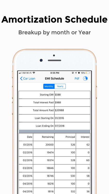 Loan EMI Calculator  - Flexi