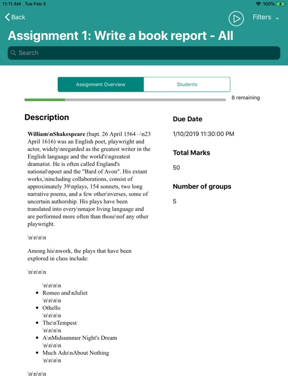 SwiftAssess GradeMate by GamaLearn