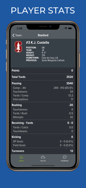 Stanford Football(圖4)-速報App