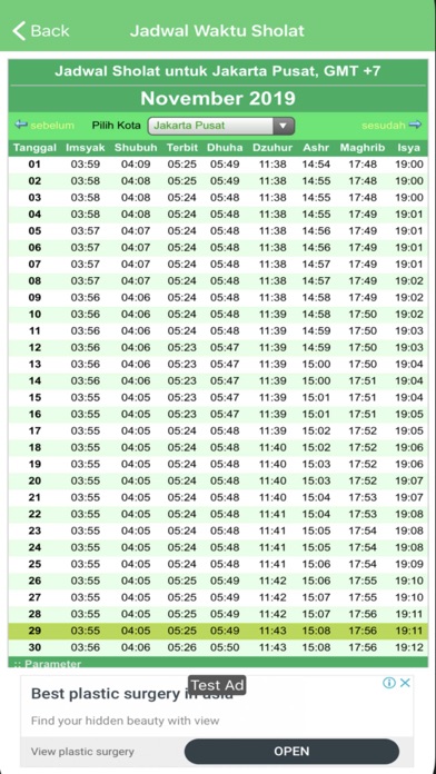 Simak Jadwal Sholat Cikarang Pusat 2020 Paling Baru 