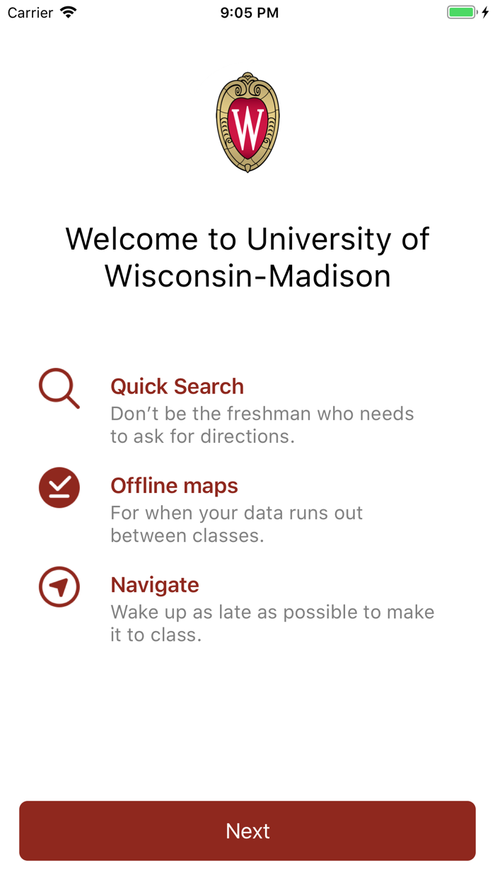 UW Madison Campus Maps