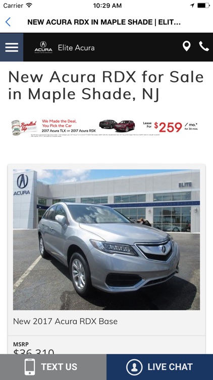 Elite Acura Dealer App screenshot-3