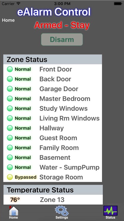 eAlarm - Elk Control Panel screenshot-4