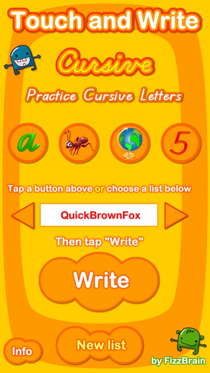 Cursive Touch and Write