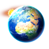 Globe 3D: Länder Geographie 