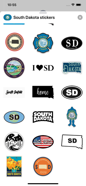 South Dakota - USA stickers(圖2)-速報App