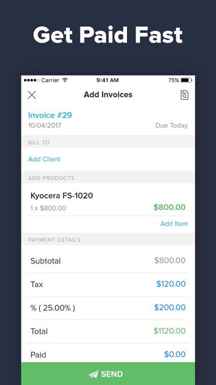 Account Balance, Invoice Maker